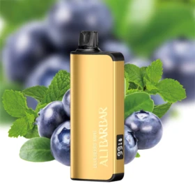 ALIBARBAR INGOT 9000 Puffs Blueberry Mint Gold Vape