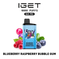 IGET BAR PRO BLUEBERRY RASPBERRY BUBBLE GUM