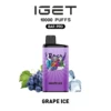 IGET BAR PRO 10000 Grape Ice disposable vape
