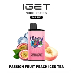 IGET BAR PRO PASSION FRUIT PEACH ICED TEA