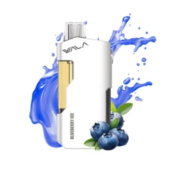 WALA YO Blueberry Ice 18000 Puffs Smart Vape Device with dual mesh and smart display
